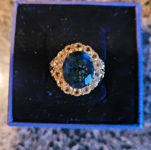 SOLD Natural London Blue Topaz and Citrine FINAL PRICE 💙 Natural Gemstones